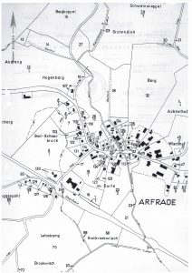 Flurnamen Karte Arfrade